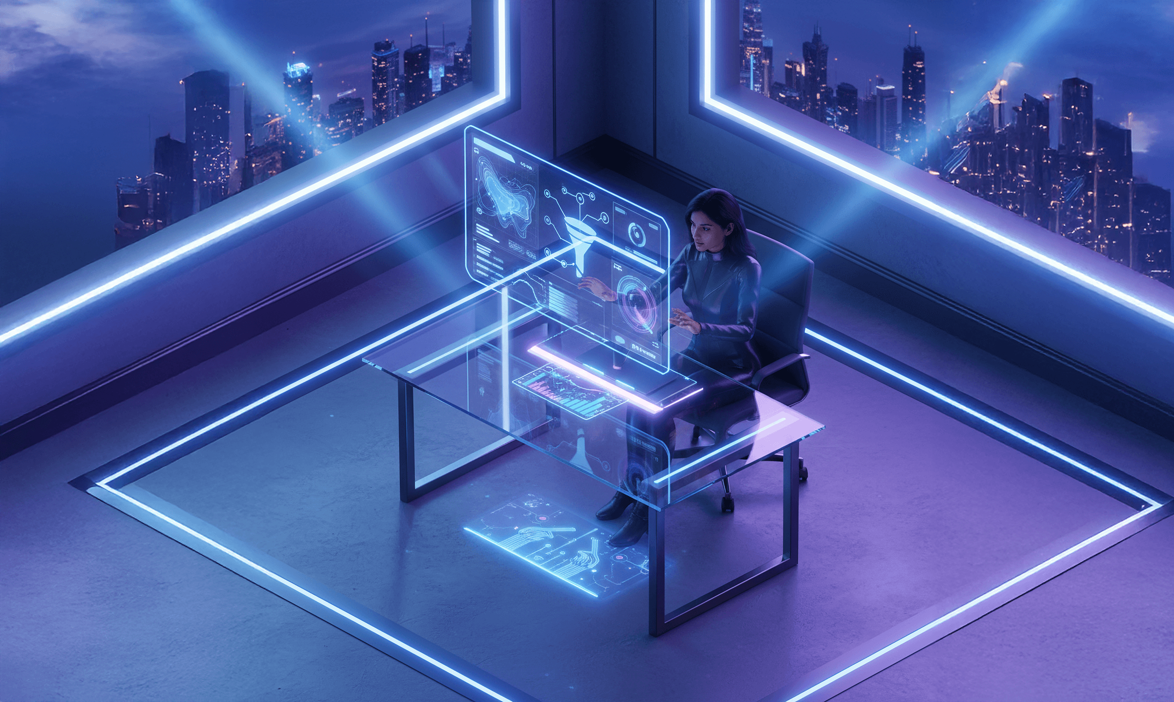 How AI-Powered UX Research Tools Are Changing User Insights 1 AI-powered UX research tool analyzing user insights on futuristic dashboard